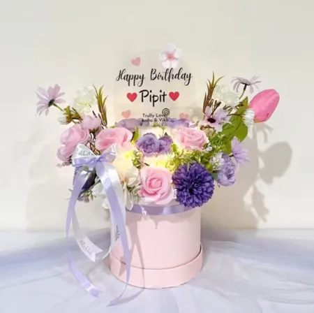 Bloom Box Akrilik Ucapan Ulang Tahun Banda Aceh